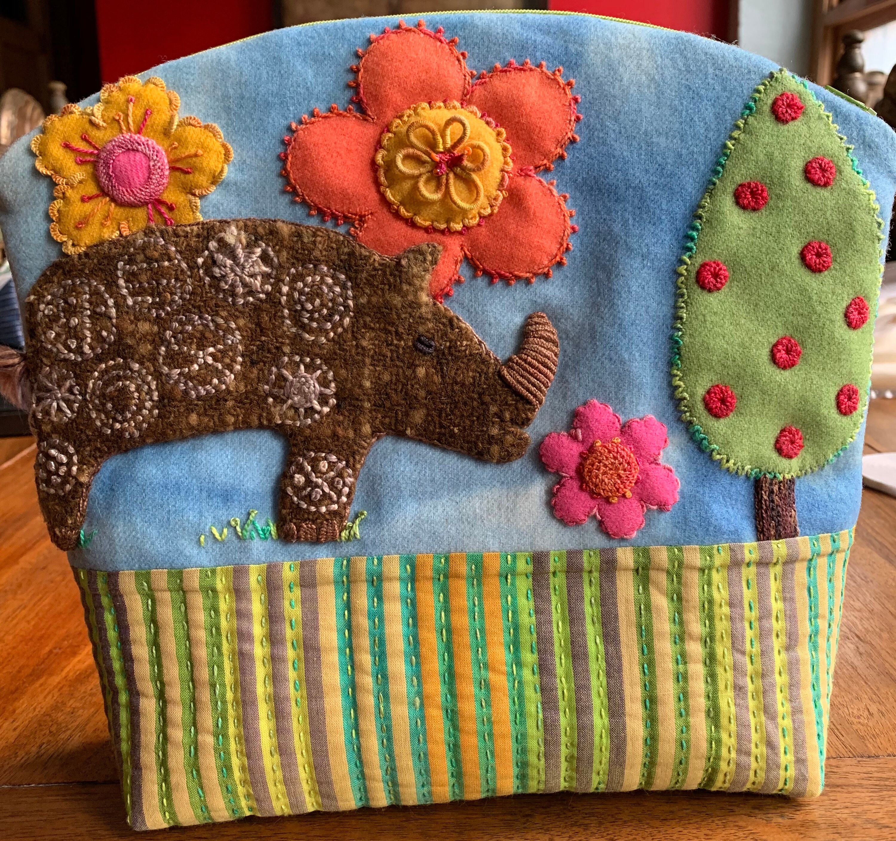 Pouch Pdf Pattern Large Zippered Pouch PDF Pattern, Instructions in English and French ...