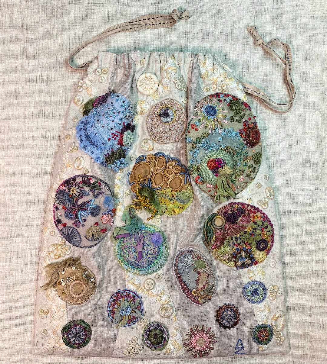 Downloadable PDF Files for DIY Drawstring Bag, Includes Pattern ...