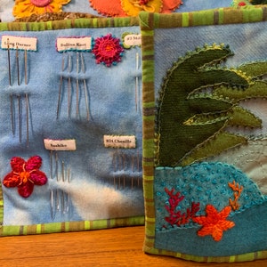DIY Wool Otter Needle Roll - Detailed PDF Instructions, Templates & Pattern, Including YouTube Video Hyperlinks image 4