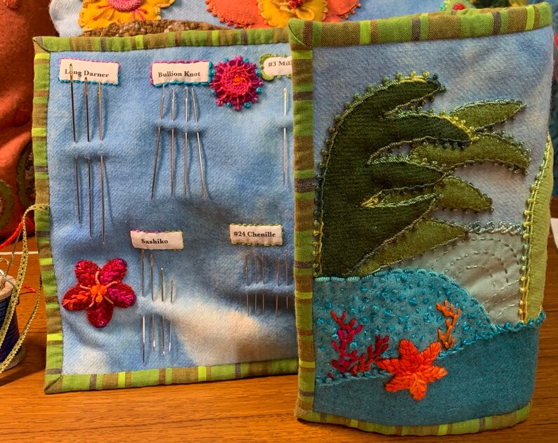 DIY Wool Otter Needle Roll - Detailed PDF Instructions, Templates & Pattern, Including YouTube Video Hyperlinks image 4