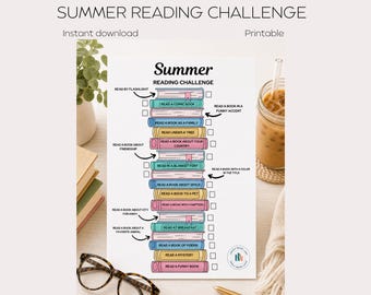 Summer Reading Challenge, Summer Reading, Kids Reading Challenges, Chart for Reading, Summer Activities
