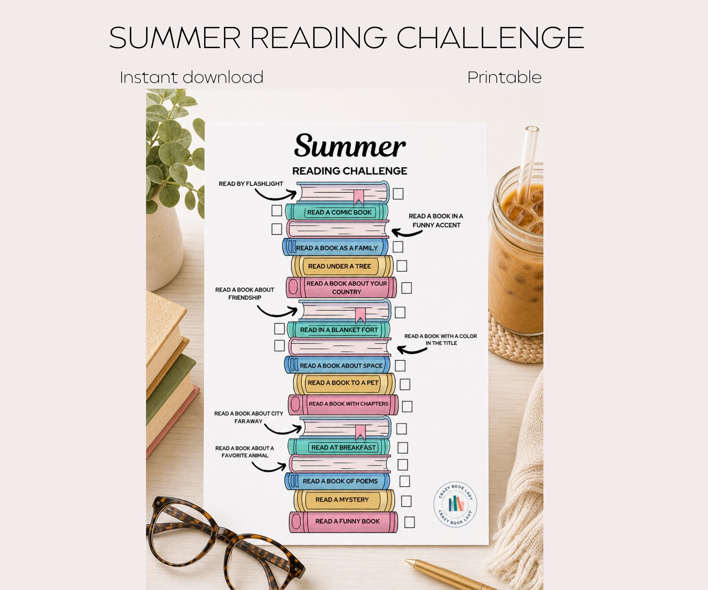Summer Reading Challenge, Summer Reading, Kids Reading Challenges ...