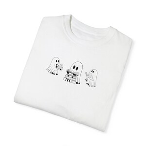 Ghost Reading Shirt, Book Halloween Shirt, Librarian Shirt, Book Lover Tshirt, Reading Shirt, Teacher Shirt, Halloween, Comfort Colors® image 2