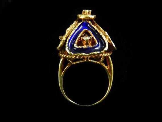 DIAMOND PYRAMID RING -5029TT304