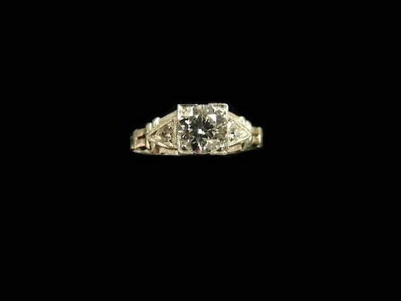 ANTIQUE DIAMOND RING 7025B174V - image 5