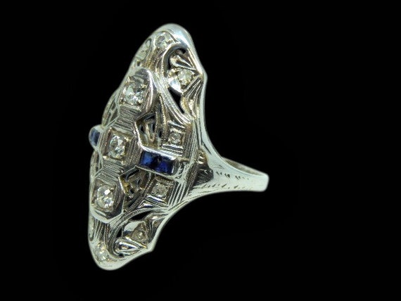 EDWARDIAN DIAMOND RING 7184SAS114 - image 4