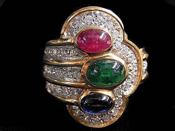 DIAMOND GEMSTONE RING 2654MV195