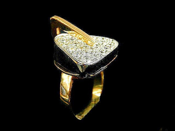 GEOMETRIC DIAMOND RING - 3797B2092V - image 1