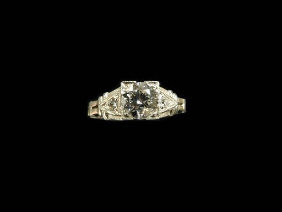 ANTIQUE DIAMOND RING 7025B174V - image 1