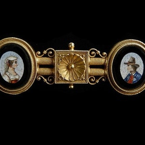 MICRO~MOSAIC BROOCH - 6139B3566