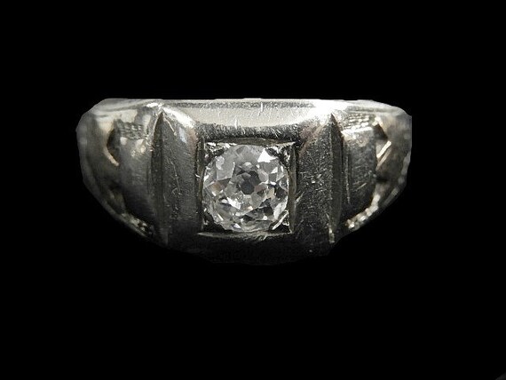 ANTIQUE DIAMOND RING 2763JA2813 - image 2