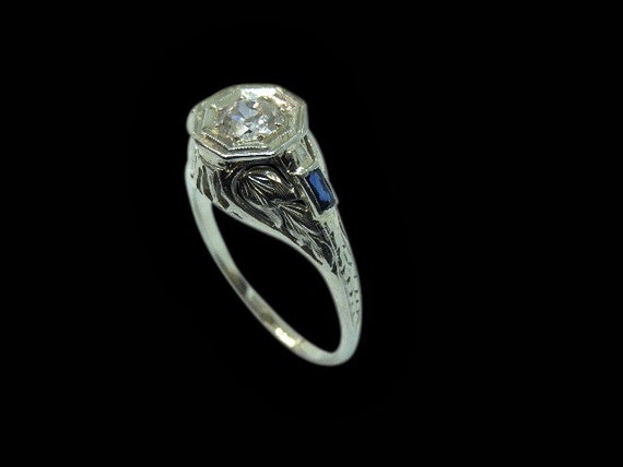 ANTIQUE DIAMOND RING 7190SAS116 - image 3