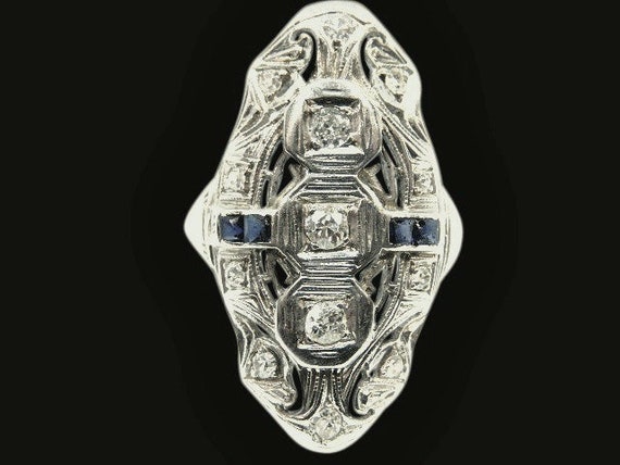 EDWARDIAN DIAMOND RING 7184SAS114 - image 6