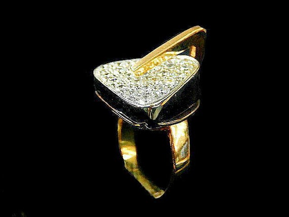 GEOMETRIC DIAMOND RING - 3797B2092V - image 4