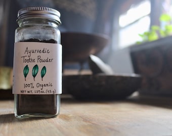 Organic Ayurvedic Tooth Powder | Whitening Tooth Powder | Organic Tooth Powder | Charcoal Tooth Powder