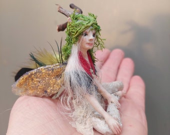 OOAK - Fairy - Fairy doll  for collectors and fairy lovers - Forest fairy - Garden fairy