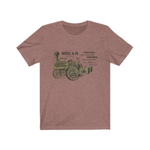 Massillon Ohio Russell Company Steam Tractor Farm Unisex Jersey Short Sleeve Tee