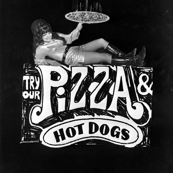 1960's Go Go Girl Hot Pants Knee Boots Hot Dog Pizza 2 Digital Download Photographs from Negatives Original