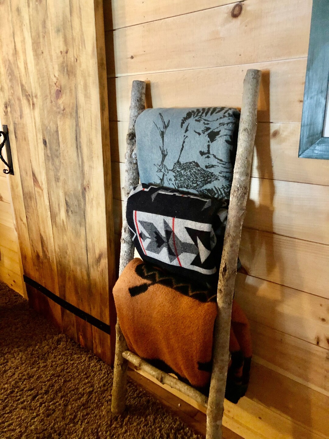 54 Ladder Silver Birch Blanket Ladder Blanket Ladder Etsy