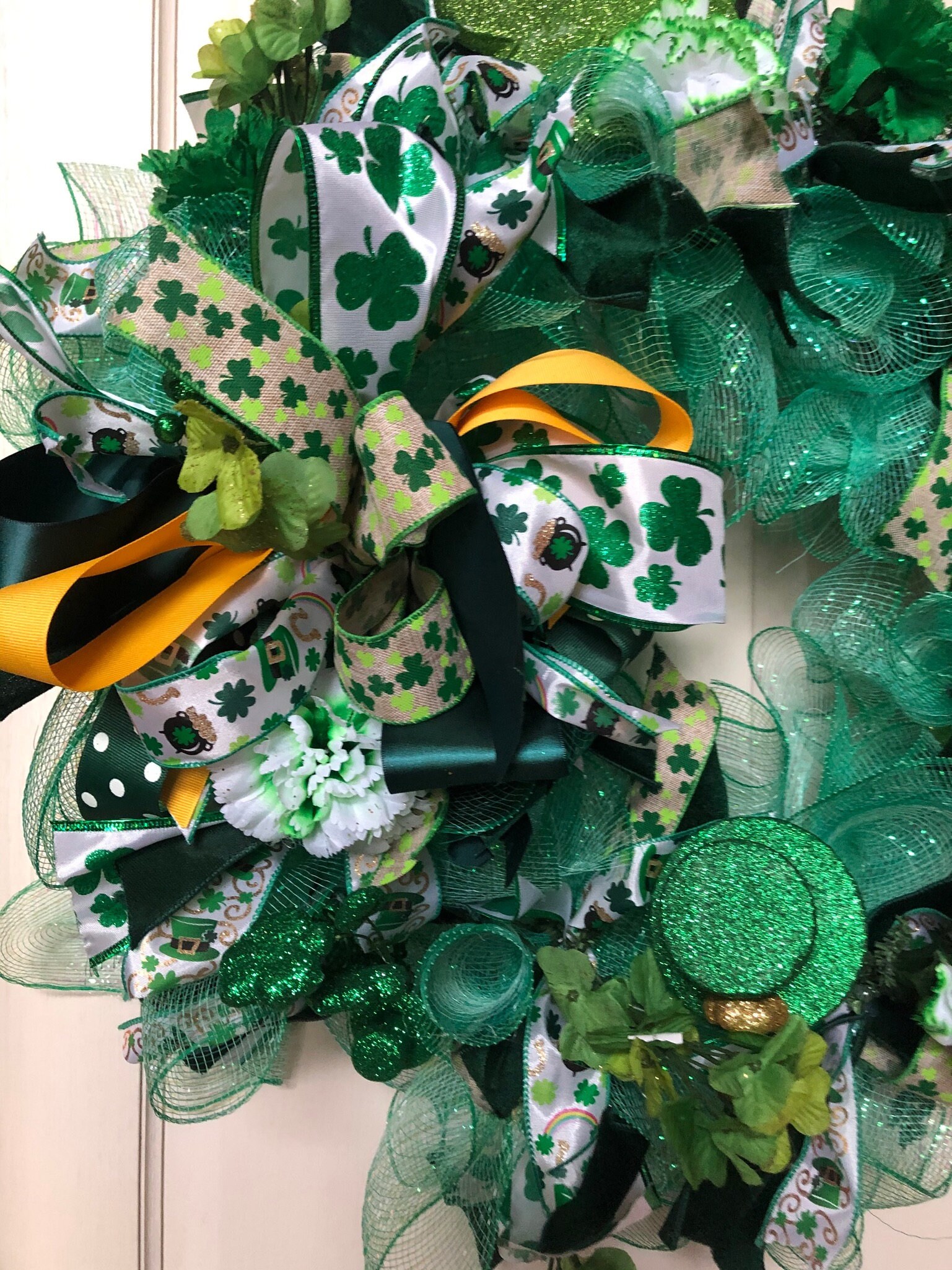 St. Patrick's Day wreath - St. Patty's day wreath - springtime wreath