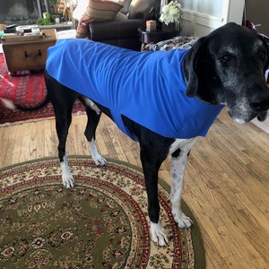 Waterproof dog rain coat - soft shell dog rain coat - water repellant dog jacket - dog rain jacket - lined dog raincoat - dog rain gear -