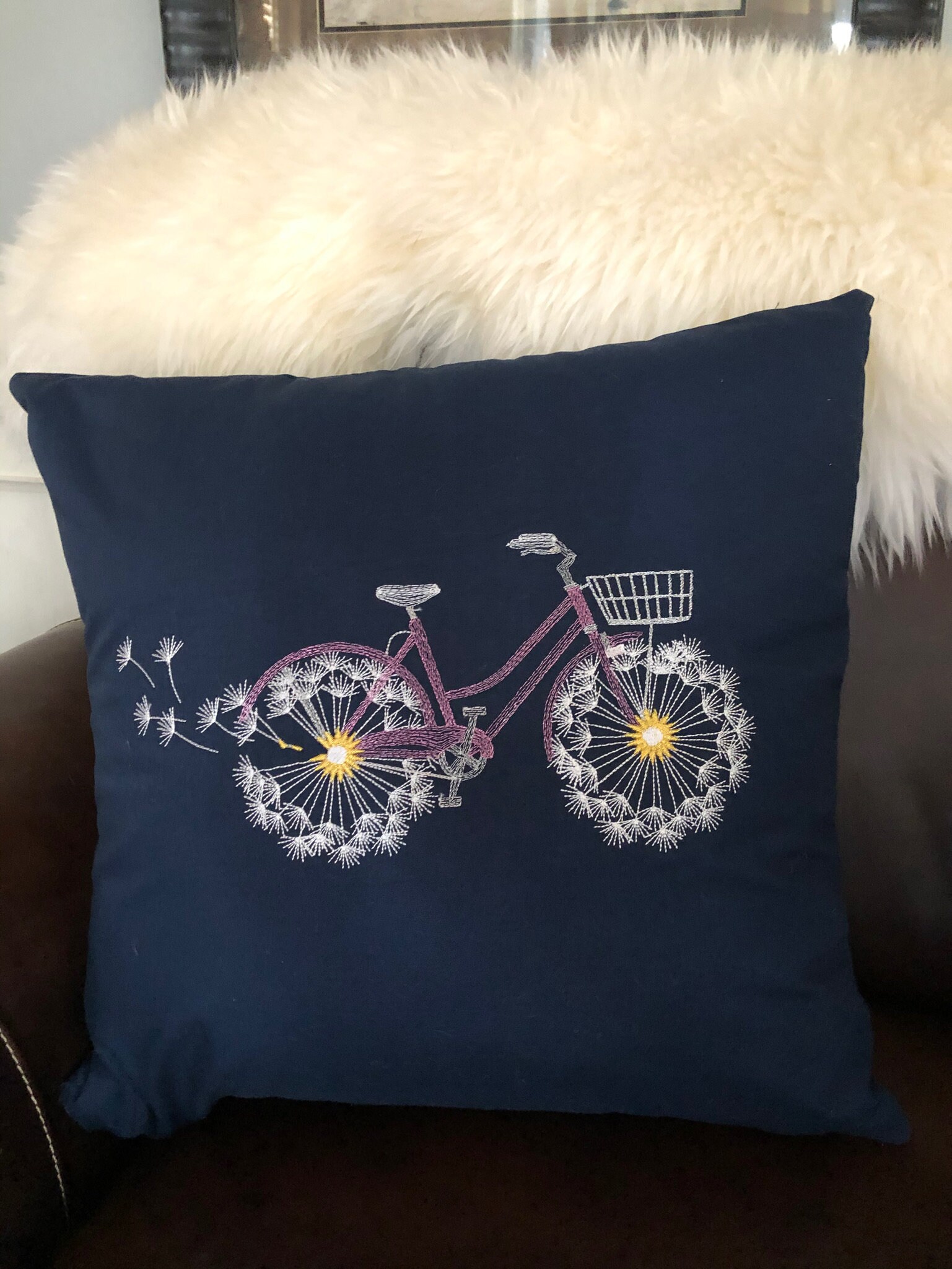 Bicycle pillow cover hotsell