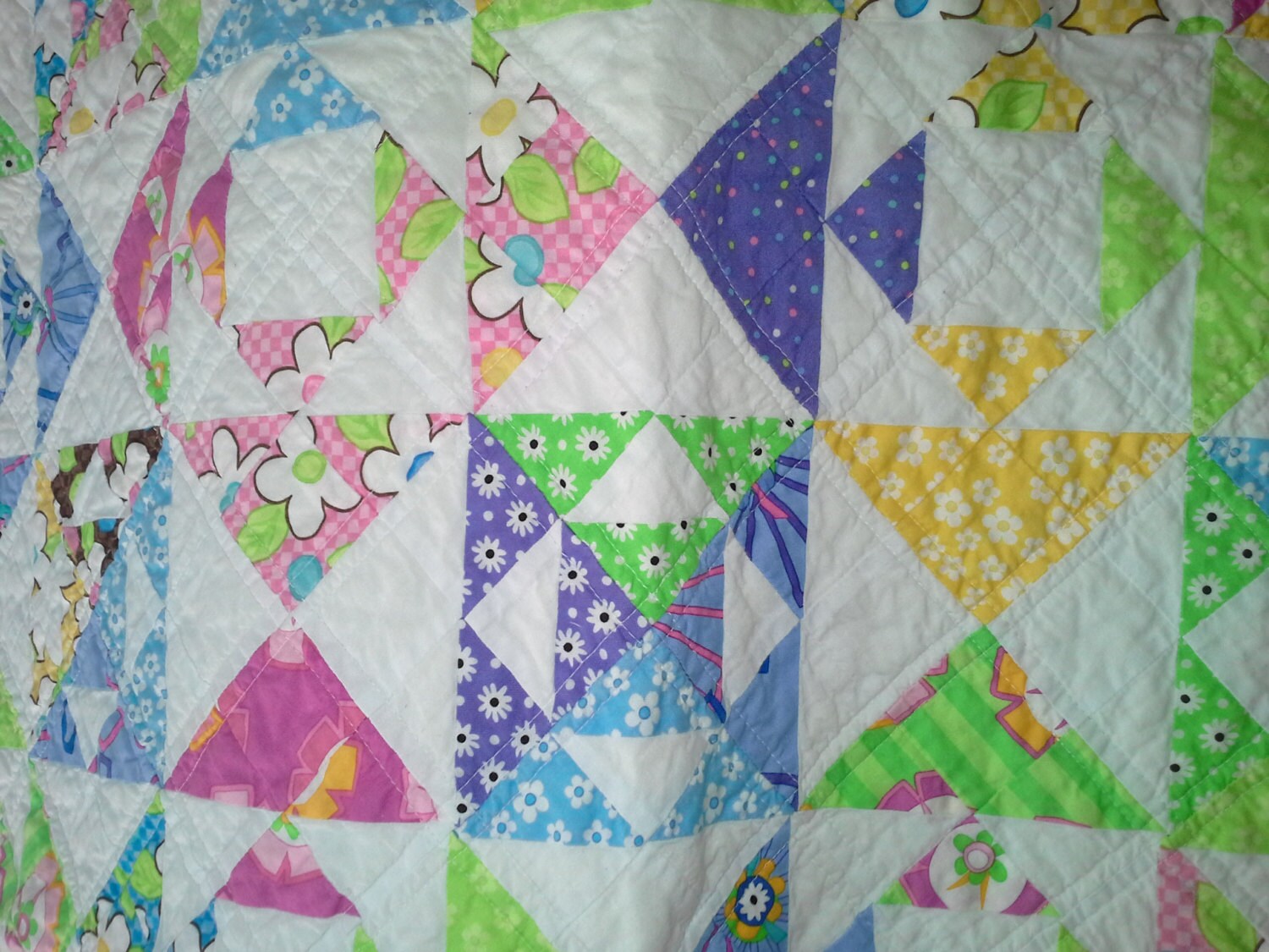Modern Kissing Fish baby quilt Etsy