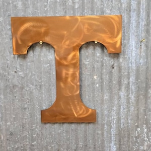 Tennessee Volunteers Metal Sign Tennessee Vols Power T  Sign Gift Tennesse Vols Gifts for Man Cave Tennessee Football Rocky Top Vols