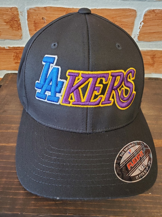 Los Angeles Dodgers / Lakers Flexfit Classic Fitted Hat 