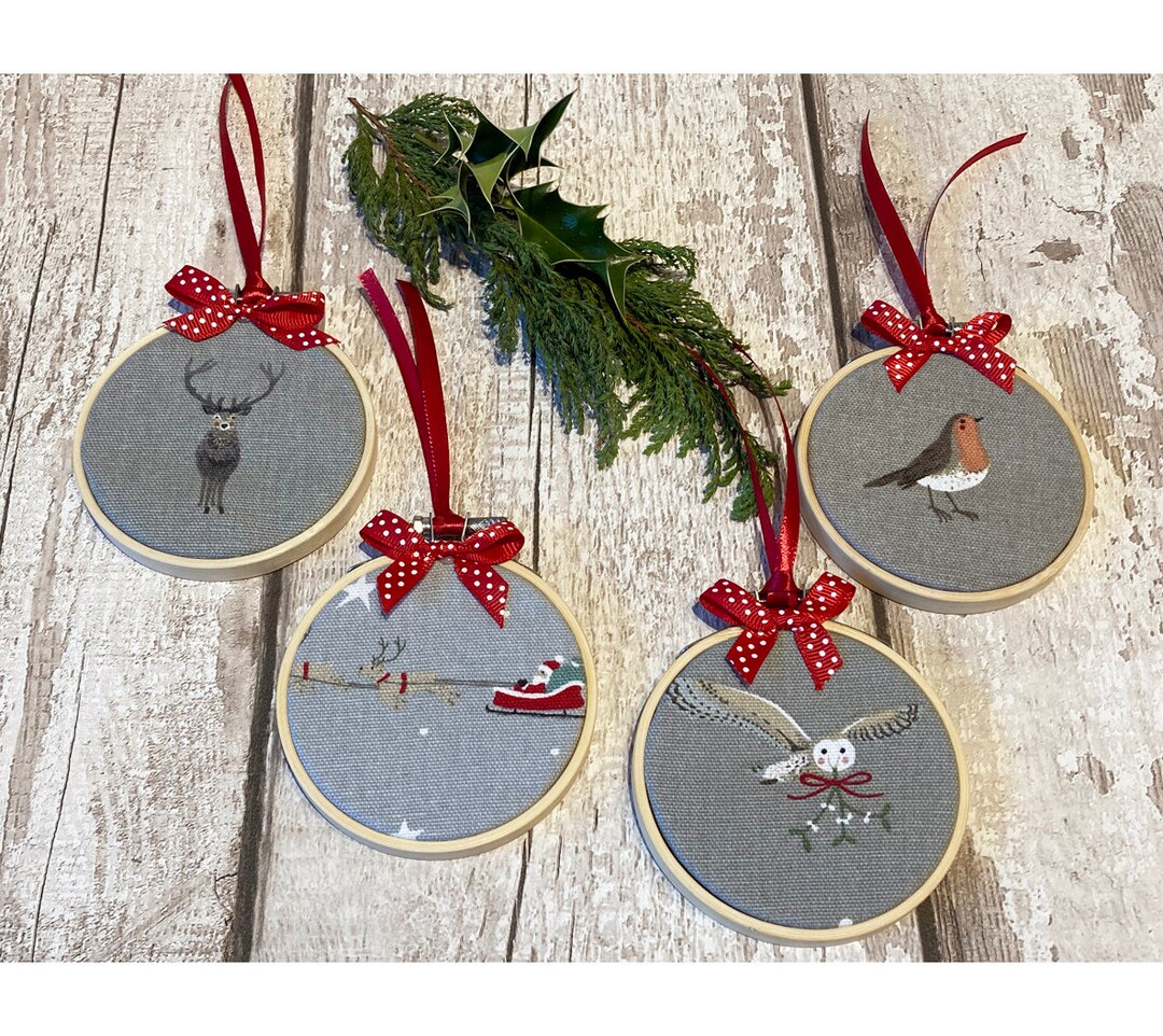 Set of Handmade Sophie Allport Christmas Bauble Decoration Etsy UK