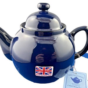 6 Cup GENUINE COBALT BETTY, Teapot Made in England