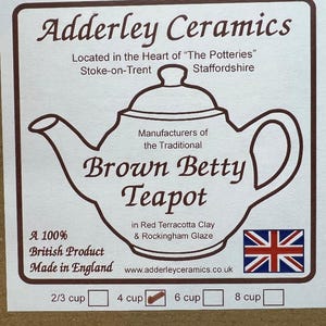 4 tazas de GENUINE BROWN BETTY, imagen 8