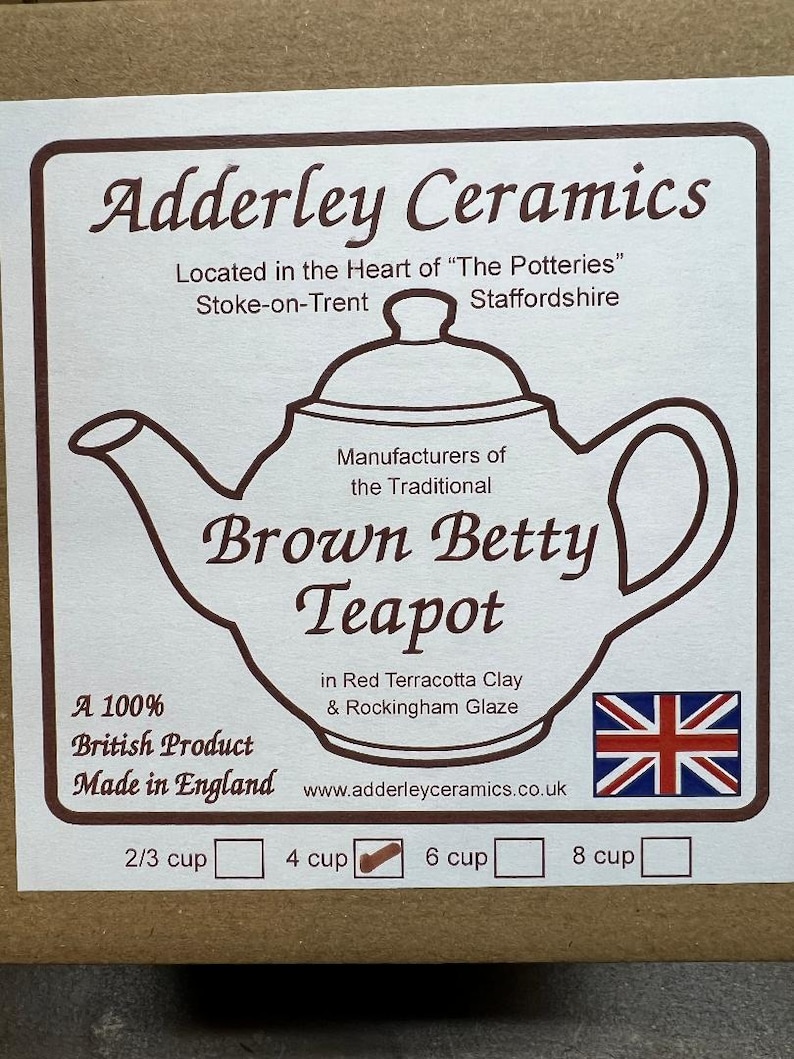 4 tazas de GENUINE BROWN BETTY, imagen 8