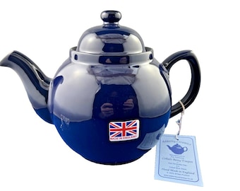 8 cup GENUINE COBALT BETTY Teapot, Made in England
