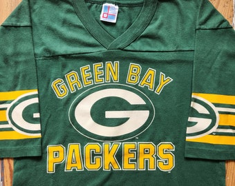 Vtg 90s Green Bay Packers Shirt | Vintage Retro 1990s NFL Garan Football Jersey | Adult Large | Tuff