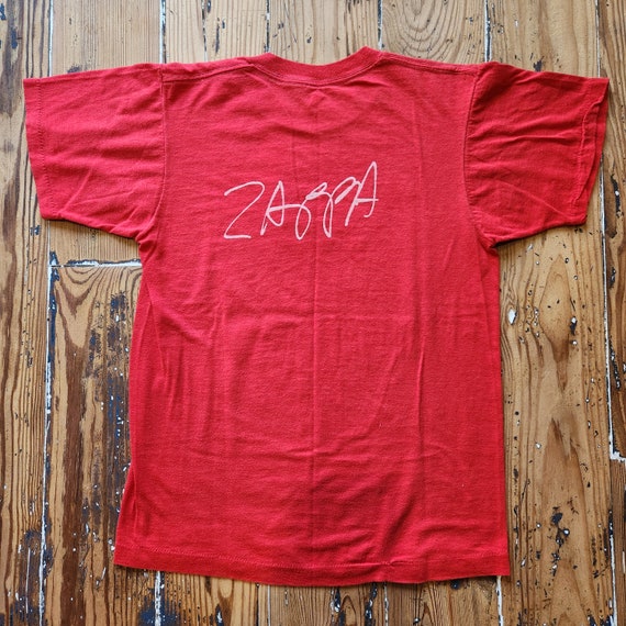 Vtg 80s Frank Zappa Thing Fish Shirt Band Tour | … - image 3