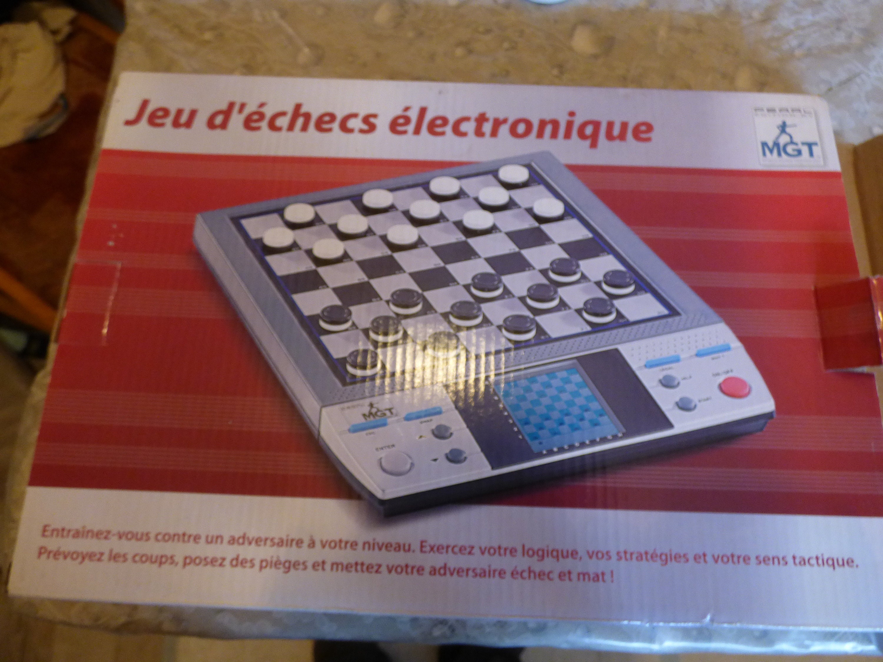 Jeu d'Échec Électronique Vintage Chess Companion 2 Scisys