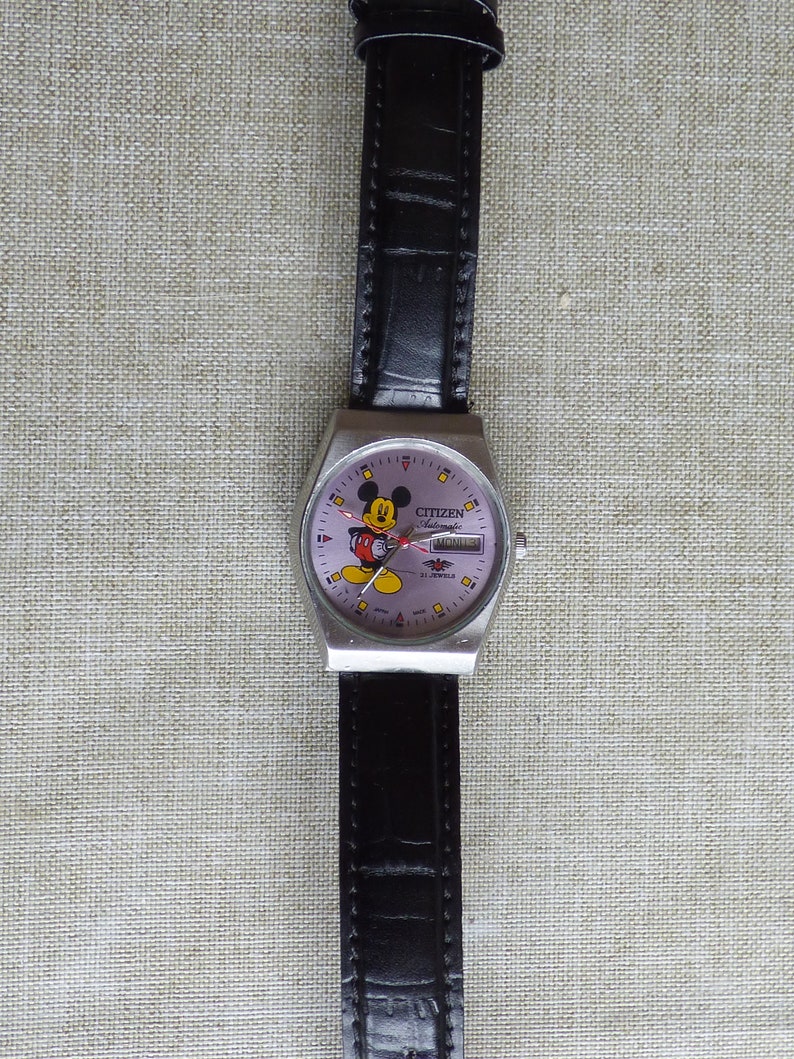 citizen men's mickey mouse watch