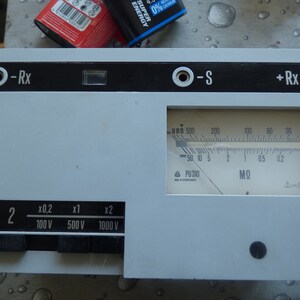 Transistorized Insulation Messer PU 310 - Metra Blansko; Blansko Chehoslovakia 1976 full work rare