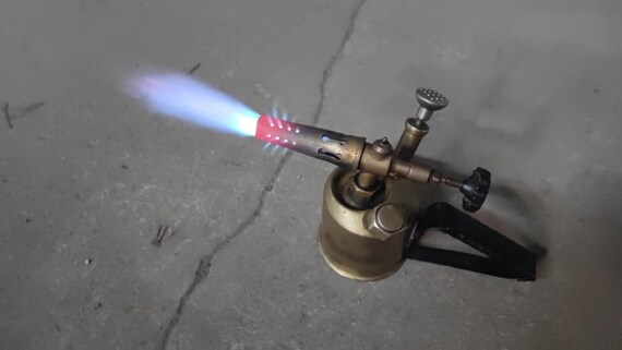Gazoline Optimus 321 Brass Blow Torch made in Sweden Restored