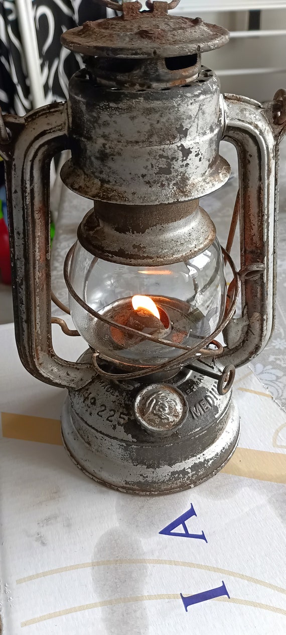 FEUERHAND 225 MEDIUM Early Light Silver Version Lantern - Etsy