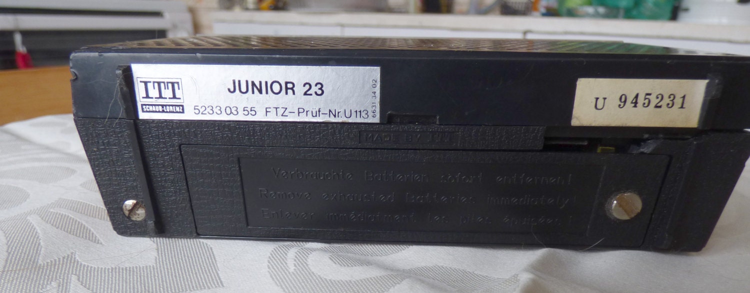 Tiny automatic 105 A Radio ITT Schaub-Lorenz, build 1975