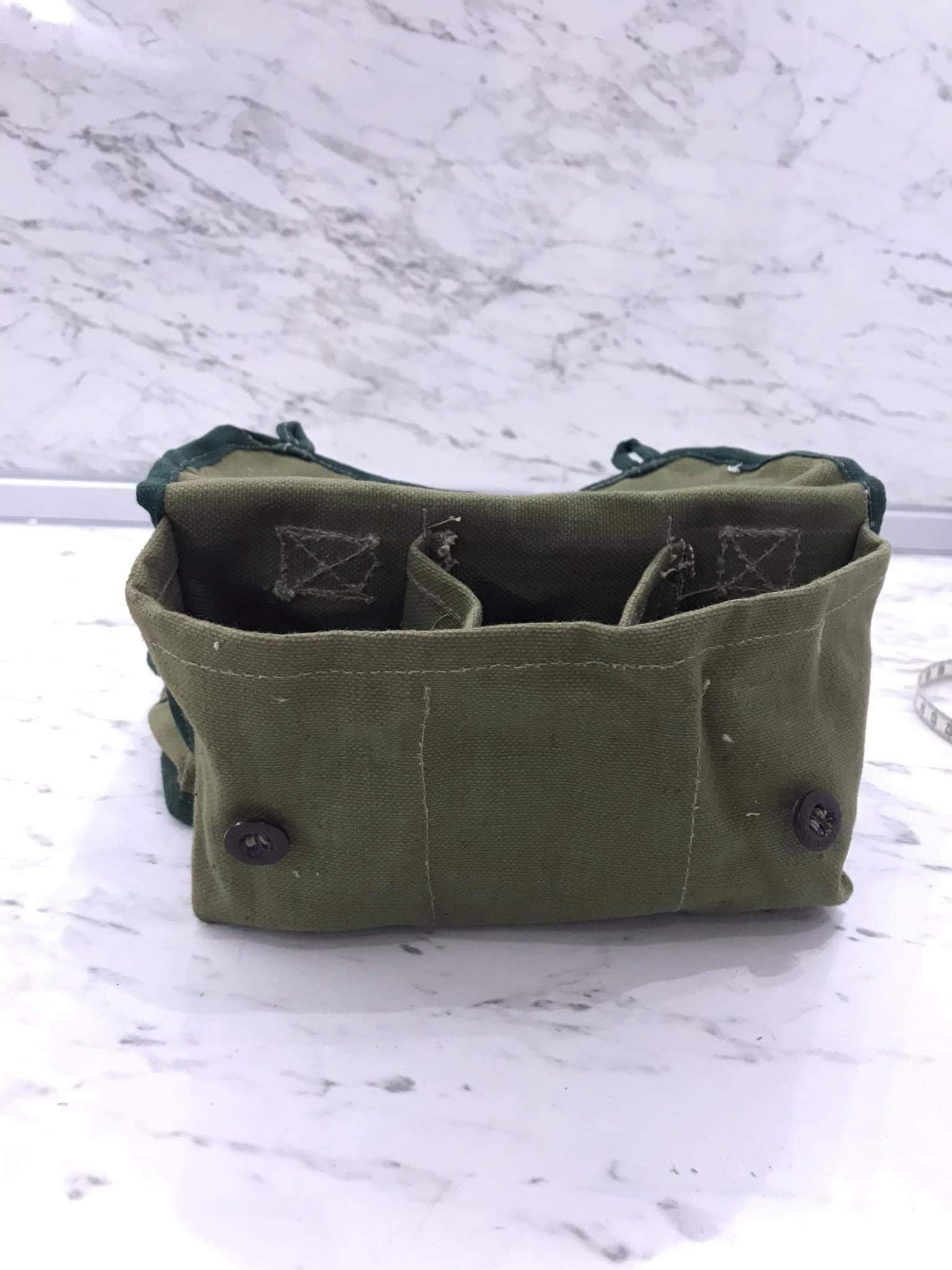Ww2 Vintage Belt Bag Distressed Khaki Cotton Canvas Belt Bag Etsy UK