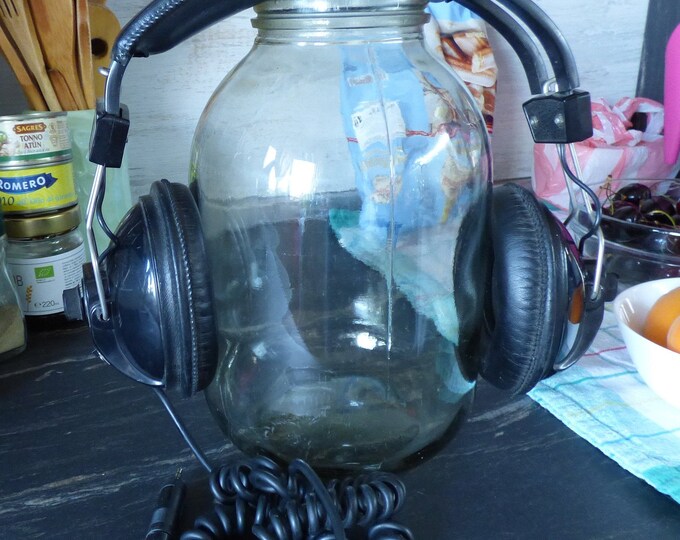 Vintage 60s 70s STEREO Headphones Old School Vintage School Headphones, Great Sound Etsy