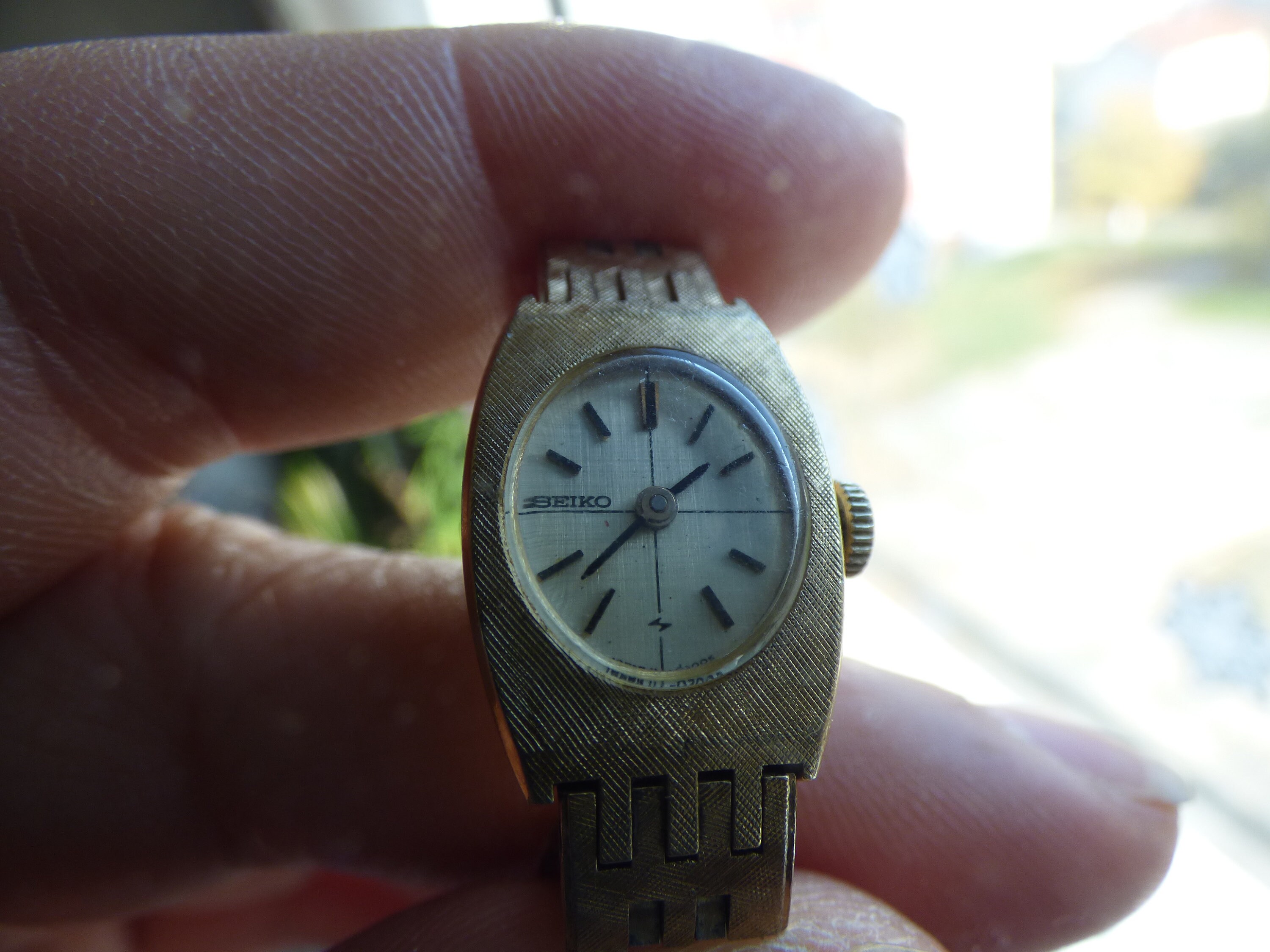 Vintage SEIKO 11-7060 ladies mechanical wind-up gold plated | Etsy