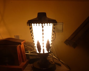 Vintage Desk Lamp, Metal Lamp, Vintage Table Lamp, Vintage Light, Vintage Metal Lamp, Black Table Lamp, Bulgarian Lamp, Retro Table Lamp