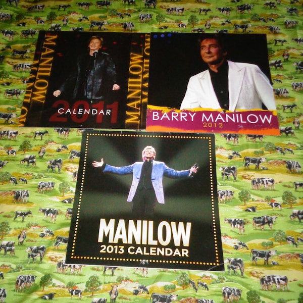 Barry Manilow Calendar Etsy