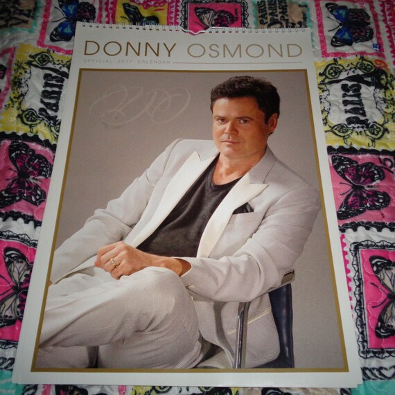 Rare Official 2017/2023 Donny Osmond Calendar Music Etsy Australia