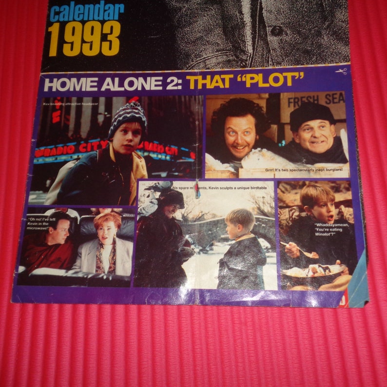 Rare Take That Smash Hits Magazine 1993 Calendar Poster Music Memorabilia Collectable marked With Members Birthdays Printed Autographs
