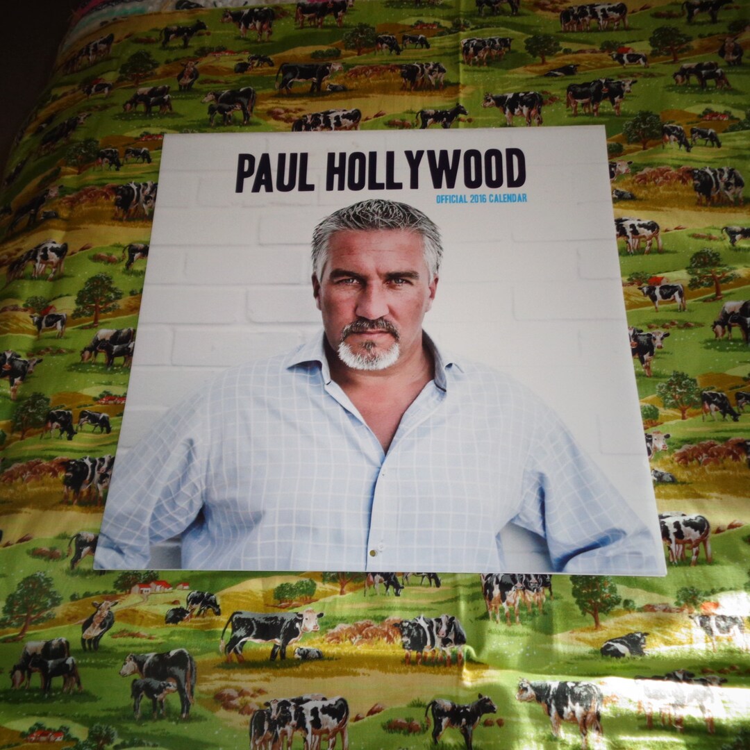 Rare Paul Hollywood Official 2016 Square Wall Calendar TV Etsy